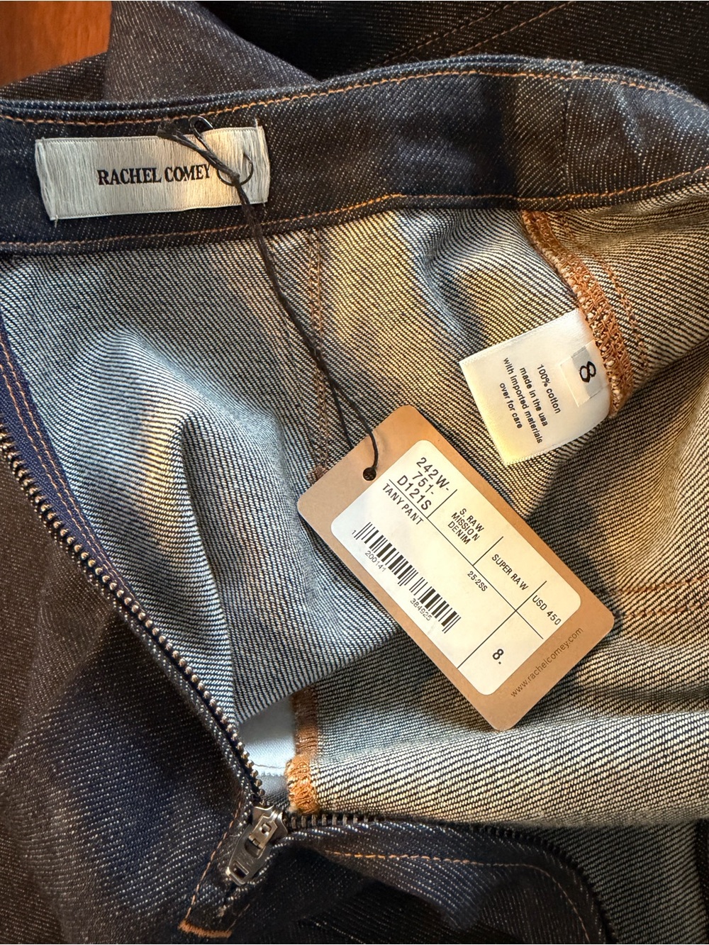 Rachel Comey Raw Denim Tany Pants - Picture 12 of 14